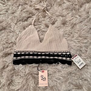 BOGO 🛍️ Sincerely Jules Cream and Black Knit Top